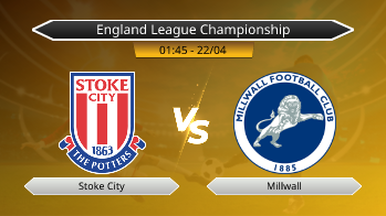 England League Championship Stoke City VS Millwall