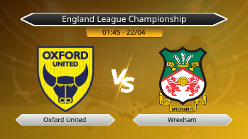 England League Championship Oxford United VS Wrexham