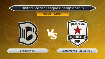 United Soccer League Championship Brooklyn FC VS Sacramento Republic FC
