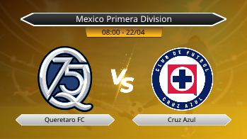 Mexico Primera Division Queretaro FC VS Cruz Azul