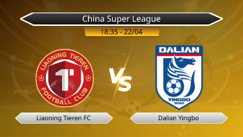 China Super League Liaoning Tieren FC VS Dalian Yingbo