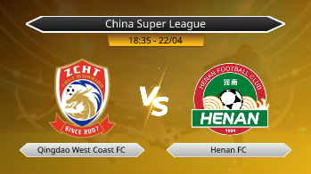 China Super League Qingdao West Coast FC VS Henan FC