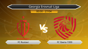 Georgia Erovnuli Liga FC Rustavi VS FC Iberia 1999