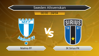 Sweden Allsvenskan Malmo FF VS IK Sirius FK