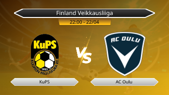 Finland Veikkausliiga KuPS VS AC Oulu
