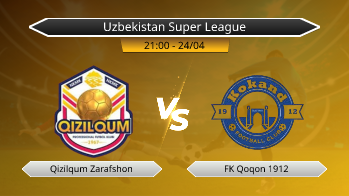 Uzbekistan Super League Qizilqum Zarafshon VS FK Qoqon 1912
