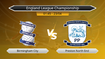 England League Championship Birmingham City VS Preston North End