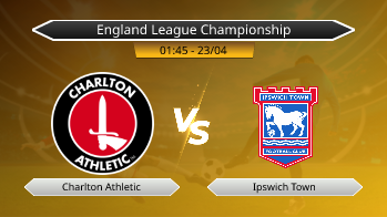 England League Championship Charlton Athletic VS Ipswich Town