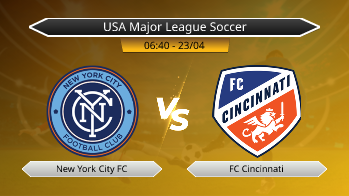 USA Major League Soccer New York City FC VS FC Cincinnati