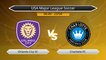 USA Major League Soccer Orlando City SC VS Charlotte FC