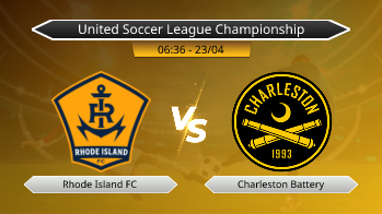 United Soccer League Championship Rhode Island FC VS Charleston Battery