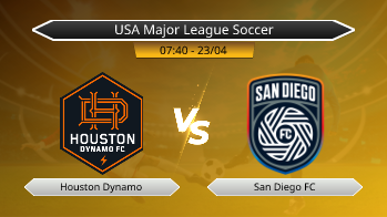 USA Major League Soccer Houston Dynamo VS San Diego FC