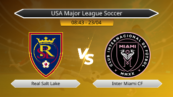USA Major League Soccer Real Salt Lake VS Inter Miami CF