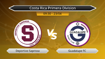 Costa Rica Primera Division Deportivo Saprissa VS Guadalupe FC