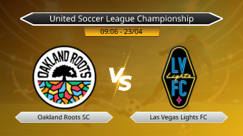 United Soccer League Championship Oakland Roots SC VS Las Vegas Lights FC