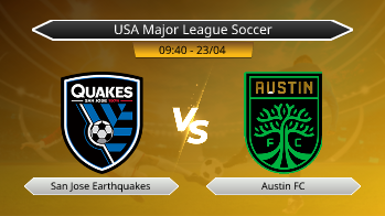 USA Major League Soccer San Jose Earthquakes VS Austin FC