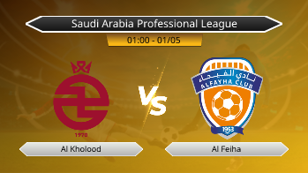 Saudi Arabia Professional League Al Kholood VS Al Feiha