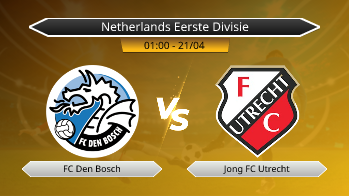 Netherlands Eerste Divisie FC Den Bosch VS Jong FC Utrecht