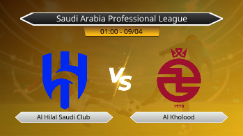 Saudi Arabia Professional League - Al Hilal Saudi Club vs Al Kholood