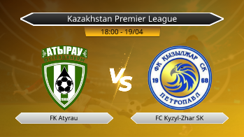 Kazakhstan Premier League FK Atyrau VS FC Kyzyl-Zhar SK