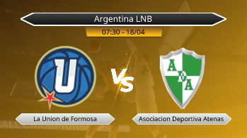 Argentina LNB La Union de Formosa VS Asociacion Deportiva Atenas