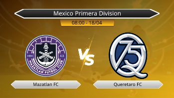 Mexico Primera Division Mazatlan FC VS Queretaro FC
