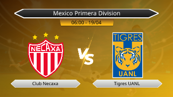Mexico Primera Division Club Necaxa VS Tigres UANL