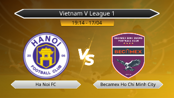 Vietnam V League 1 - Ha Noi FC vs Becamex Ho Chi Minh City