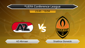 *UEFA Conference League - AZ Alkmaar vs Shakhtar Donetsk
