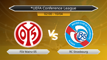 *UEFA Conference League - FSV Mainz 05 vs RC Strasbourg