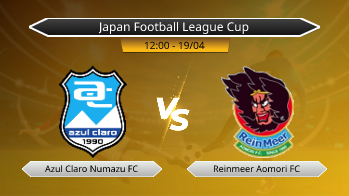 Japan Football League Cup Azul Claro Numazu FC VS Reinmeer Aomori FC