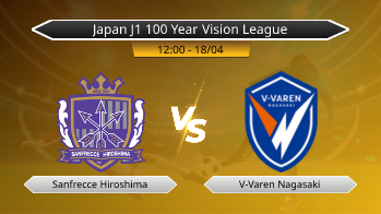 Japan J1 100 Year Vision League Sanfrecce Hiroshima VS V-Varen Nagasaki
