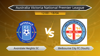 Australia Victoria National Premier League Avondale Heights SC VS Melbourne City FC (Youth)