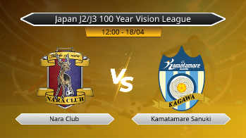 Japan J2/J3 100 Year Vision League Nara Club VS Kamatamare Sanuki