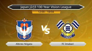 Japan J2/J3 100 Year Vision League Albirex Niigata VS FC Imabari