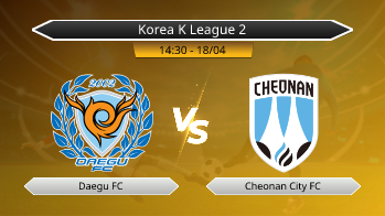Korea K League 2 Daegu FC VS Cheonan City FC