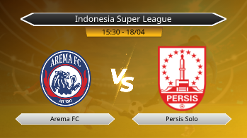 Indonesia Super League Arema FC VS Persis Solo