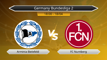 Germany Bundesliga 2 Arminia Bielefeld VS FC Nurnberg