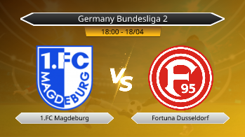 Germany Bundesliga 2 1.FC Magdeburg VS Fortuna Dusseldorf