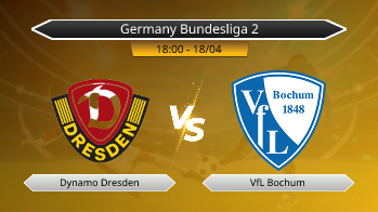 Germany Bundesliga 2 Dynamo Dresden VS VfL Bochum
