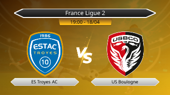 France Ligue 2 ES Troyes AC VS US Boulogne