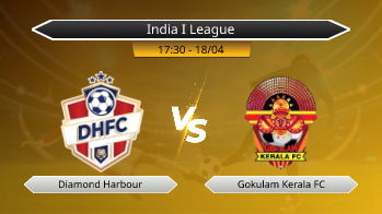 India I League Diamond Harbour VS Gokulam Kerala FC