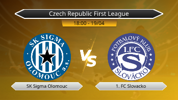 Czech Republic First League SK Sigma Olomouc VS 1. FC Slovacko