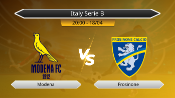 Italy Serie B Modena VS Frosinone