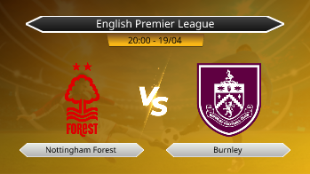 English Premier League - Nottingham Forest vs Burnley
