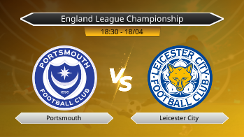 England League Championship Portsmouth VS Leicester City