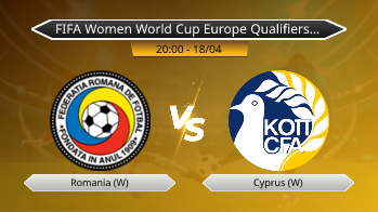 FIFA Women World Cup Europe Qualifiers League C Romania (W) VS Cyprus (W)