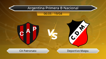 Argentina Primera B Nacional CA Patronato VS Deportivo Maipu
