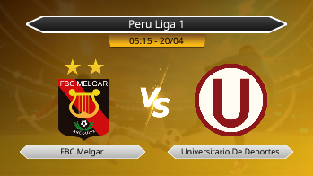Peru Liga 1 FBC Melgar VS Universitario De Deportes