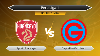 Peru Liga 1 Sport Huancayo VS Deportivo Garcilaso